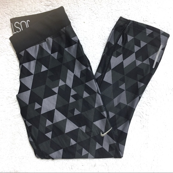 Nike Dri-Fit geometric print cropped running pants - Picture 3 of 6